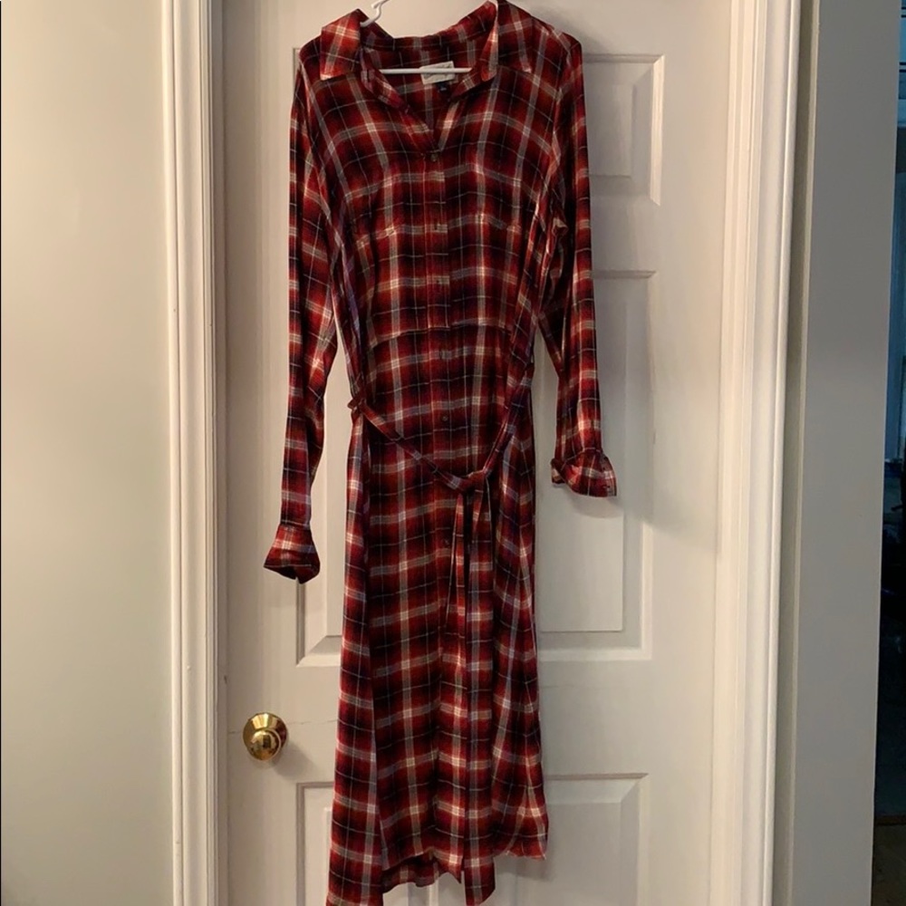 Flannel dress